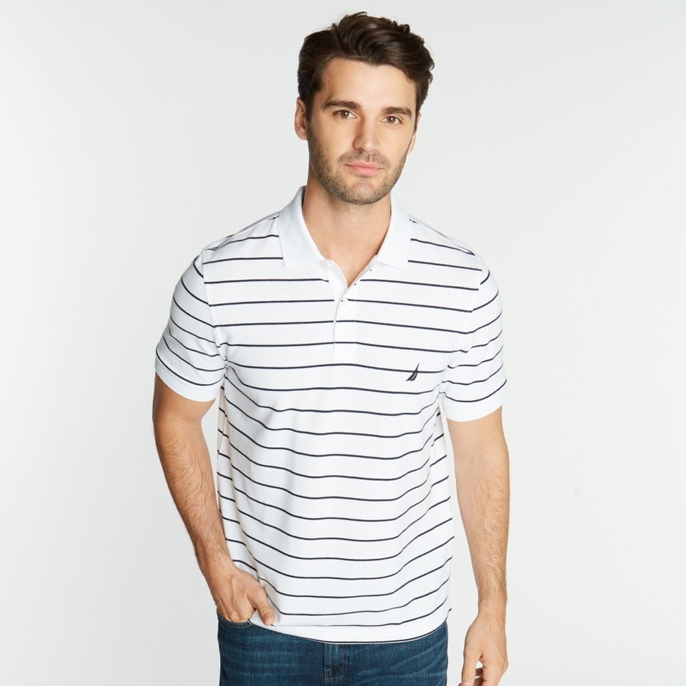 Mens Nautica Polo Collar Shirt